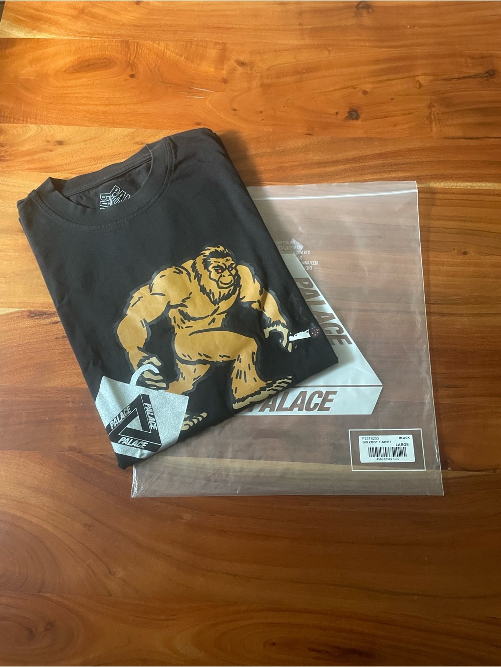 PALACE Big Zoot T-Shirt Size L Black